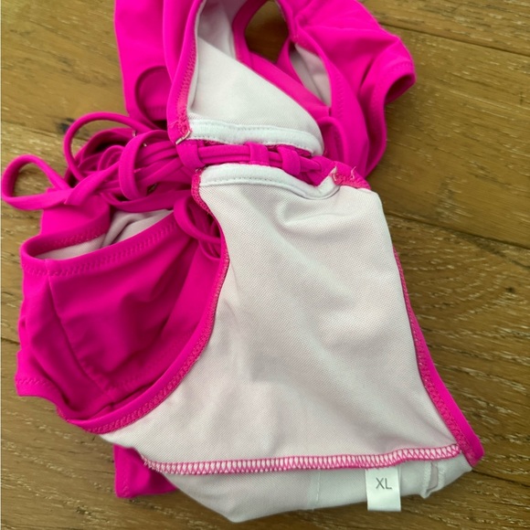 Meyeeka Womens Scoop Neck Cut Out Lace Up Monokini One Piece Swimsuit - Picture 7 of 7